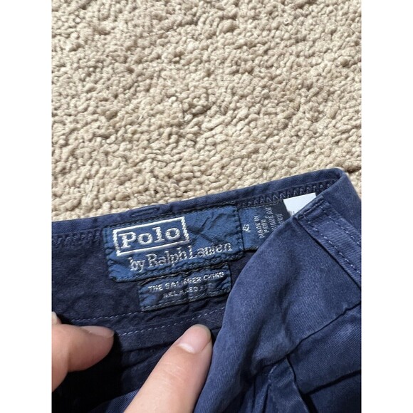 Polo Ralph Lauren big tall Mens 42x32 Salinger Relaxed Fit Chino Pants Navy NWT - Picture 3 of 11